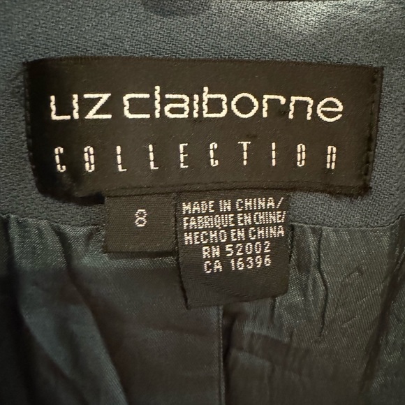 Women’s grayish blue Liz Claiborne blazer size 8, great condition - Picture 3 of 3
